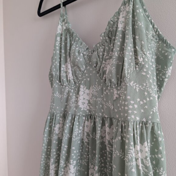 3/$30 Simplee Ruffled Hem Floral Cami Dress - Picture 2 of 8